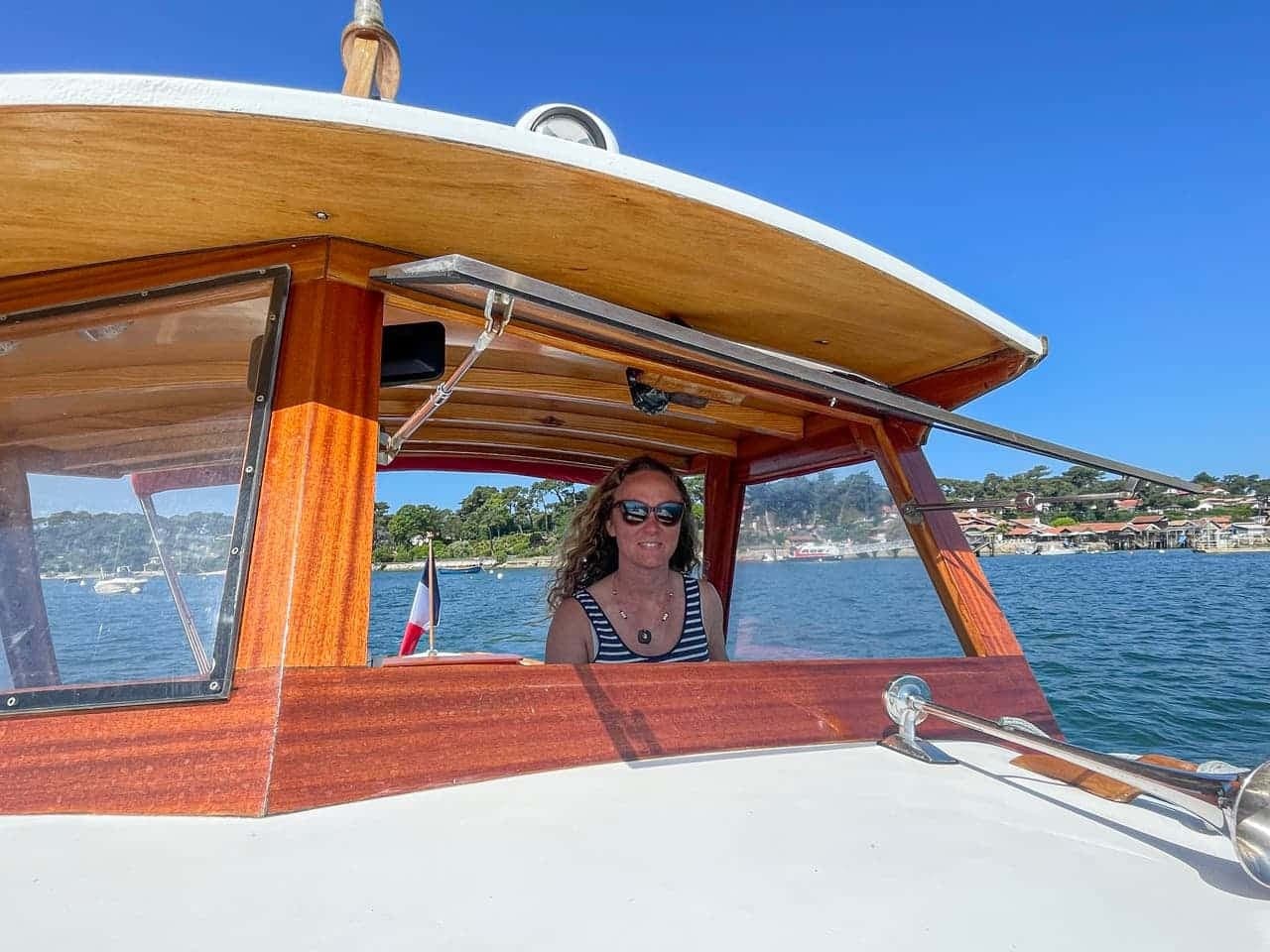 Délia, skipper de la Pinasse Tuanis